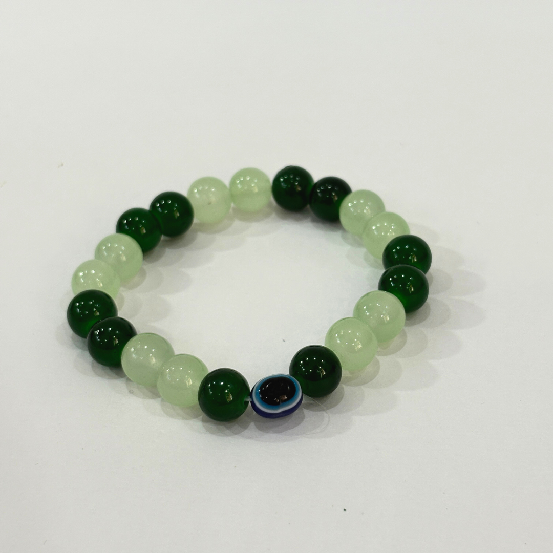 DUAL TONE JADE BALANCE BRACELET