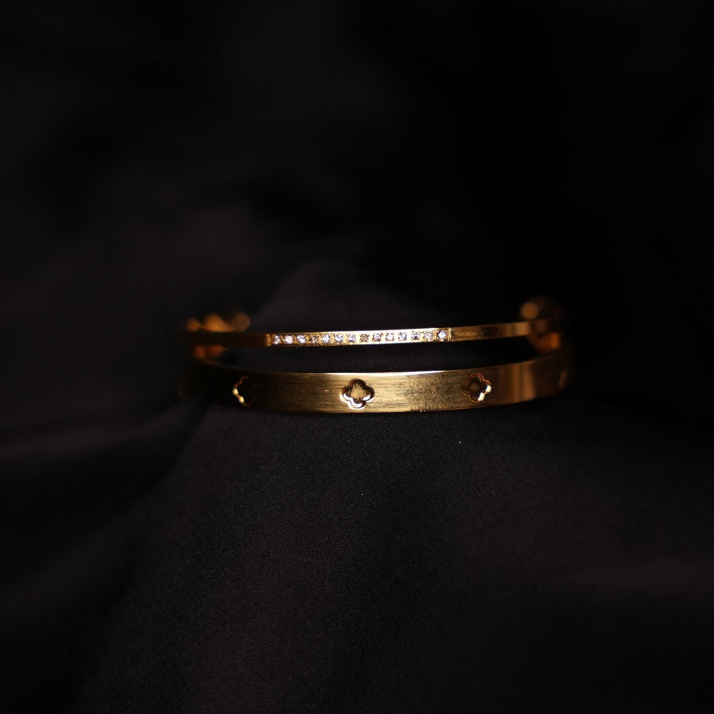 Double Layer Golden Cuff